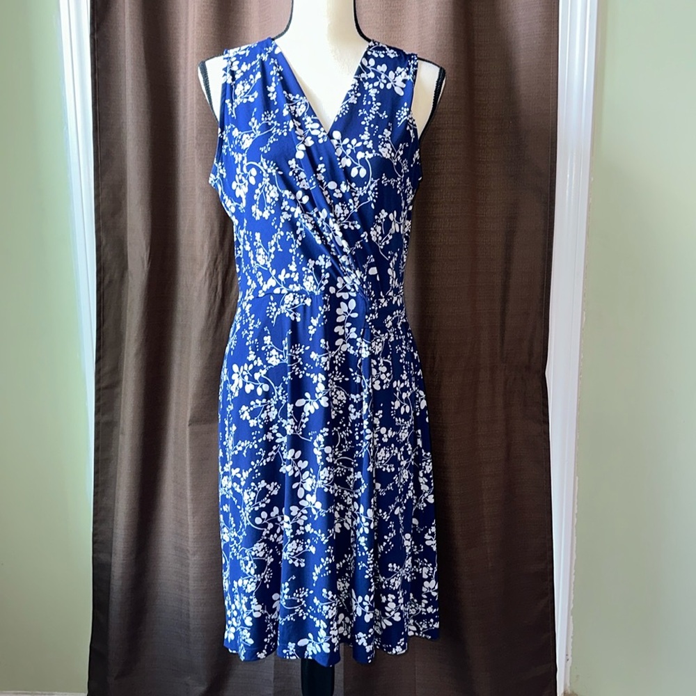Hail3y Sleeveless Faux Wrap Dress Size L